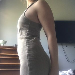 Tan Athleta Maxi Dress